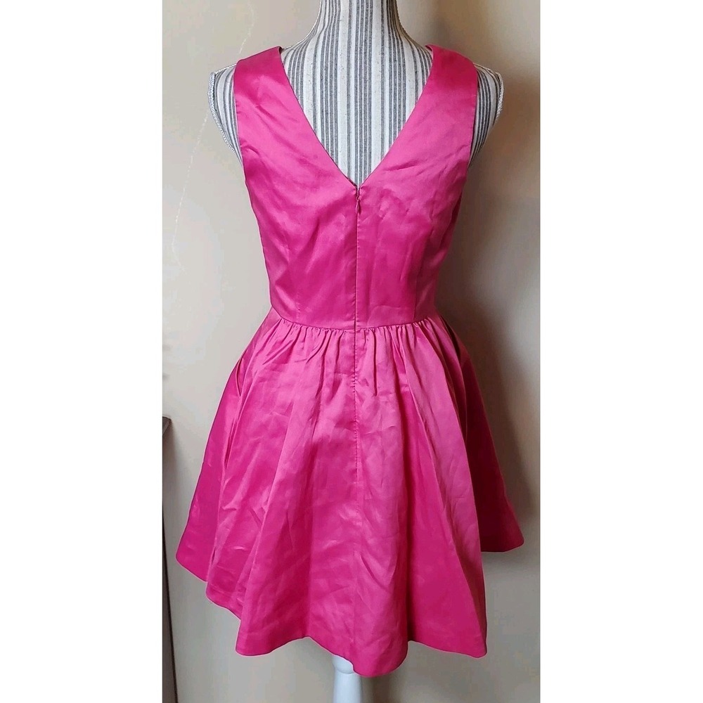 vineyard vines kentucky derby dress Pink Silk Blend Fit & Flare Sz XS Bust 32 - Picture 2 of 13